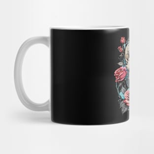 Death Skull Roses Mug